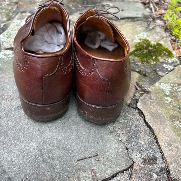 Two Boot New York Brown Leather Men\'s Dress Shoes sz 13 main image 5